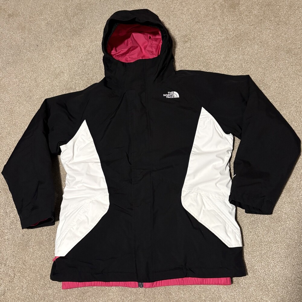 The North Face Girls XL (18) Kira Triclimate 3-in-1 Double Jacket Black Pink Ski